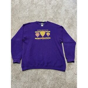 Vintage Pro Player Albuquerque New Mexico Crewneck Mens XXL Purple Logo Spell
